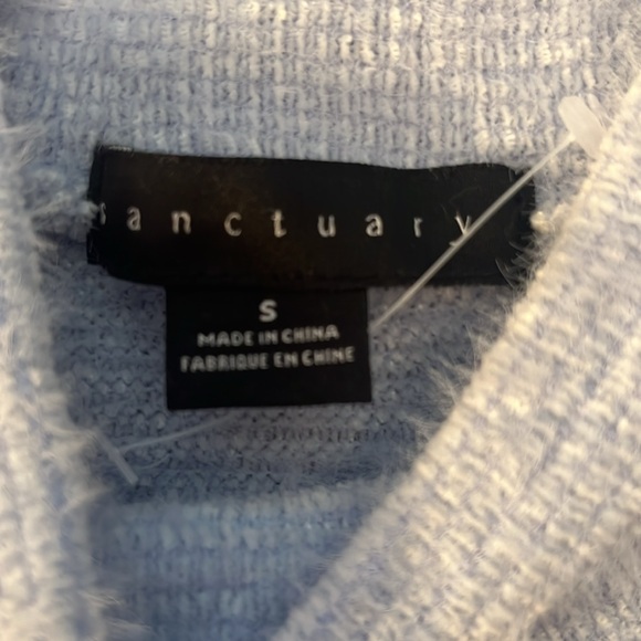 Sanctuary Cozy Light Blue Turtleneck Sweater - Picture 7 of 12